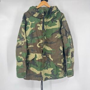 Equa Industries Camo Parka Cold Weather Nylon Woodland Military Mens Medium